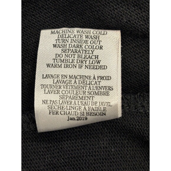 Z Supply Black Capri Midi Wrap Knit Dess Sz L Beach Resort Wear - Picture 5 of 8